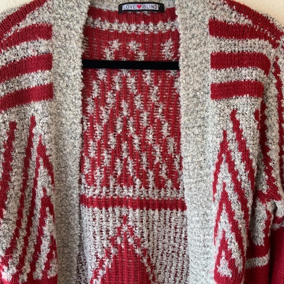 Southwest Style Boho Cardigan Aztec Size Medium - Picture 8 of 10